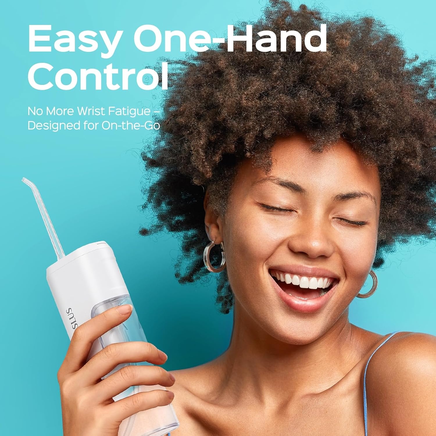 image:imageCOSLUS T40 Mini Water Flosser for Travel Portable Compact Design Cordless Oral Irrigator with 4 Jet Tips Removable Tank amp IPX7 Waterproof for Braces Sensitive Teeth amp OnTheGo Use Pink Purple  Cordless Oral Irrigator Builtin Tip Storage 4 Modes for Braces Orthodontic Sensitive Teeth OntheGo Use Pink PurpleWhite