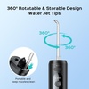 image:image4 PCS Water Dental Flosser Tips Replacement Heads Jet Nozzles Only Compatible COSLUS T40 amp T50 Cordless Portable Mini Water Teeth Flosser Pick for Travel