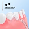 image:image4 PCS Water Dental Flosser Tips Replacement Heads Jet Nozzles Only Compatible COSLUS T40 amp T50 Cordless Portable Mini Water Teeth Flosser Pick for Travel