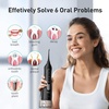 image:imageCOSLUS ADA Accepted C20 Water Dental Flosser Teeth Pick 300ML Larger Tank  Portable Rechargeable Oral Irrigator for Orthodontic amp Sensitive Gums Cordless for Travel Family Double Set BlackampPinkBlackpink