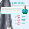 image:imageCOSLUS ADA Accepted C20 Water Dental Flosser Teeth Pick 300ML Larger Tank  Portable Rechargeable Oral Irrigator for Orthodontic amp Sensitive Gums Cordless for Travel Family Double Set BlackampPinkSky Grey