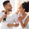 image:imageCOSLUS ADA Accepted C20 Water Dental Flosser Teeth Pick 300ML Larger Tank  Portable Rechargeable Oral Irrigator for Orthodontic amp Sensitive Gums Cordless for Travel Family Double Set BlackampPinkBlackpink
