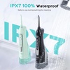 image:imageCOSLUS ADA Accepted C20 Water Dental Flosser Teeth Pick 300ML Larger Tank  Portable Rechargeable Oral Irrigator for Orthodontic amp Sensitive Gums Cordless for Travel Family Double Set BlackampPinkBlackgreen