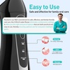image:imageCOSLUS ADA Accepted C20 Water Dental Flosser Teeth Pick 300ML Larger Tank  Portable Rechargeable Oral Irrigator for Orthodontic amp Sensitive Gums Cordless for Travel Family Double Set BlackampPinkBlack