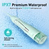 image:imageCOSLUS ADA Accepted C20 Water Dental Flosser Teeth Pick 300ML Larger Tank  Portable Rechargeable Oral Irrigator for Orthodontic amp Sensitive Gums Cordless for Travel Family Double Set BlackampPinkGreen