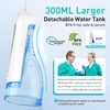 image:imageCOSLUS ADA Accepted C20 Water Dental Flosser Teeth Pick 300ML Larger Tank  Portable Rechargeable Oral Irrigator for Orthodontic amp Sensitive Gums Cordless for Travel Family Double Set BlackampPinkWhite