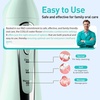 image:imageCOSLUS ADA Accepted C20 Water Dental Flosser Teeth Pick 300ML Larger Tank  Portable Rechargeable Oral Irrigator for Orthodontic amp Sensitive Gums Cordless for Travel Family Double Set BlackampPinkGreen