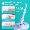 image:imageCOSLUS ADA Accepted C50 Water Dental Flosser 4 Modes 5 Intensity Levels  Professional Water Teeth Pick for Braces Orthodontics amp Sensitive Gums Compact Cordless for Family Home Travel BlackBlue