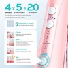 image:imageCOSLUS ADA Accepted C50 Water Dental Flosser 4 Modes 5 Intensity Levels  Professional Water Teeth Pick for Braces Orthodontics amp Sensitive Gums Compact Cordless for Family Home Travel BlackPink