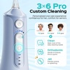 image:imageCOSLUS ADA Accepted C51 Water Dental Flosser for Teeth 3 Modes 6 Pressure  Water Dental Pick for Orthodontic Braces Sensitive Gums Multiple Users Compact for Travel Builtin Nozzle Storage WhiteBlue