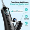 image:imageCOSLUS ADA Accepted C51 Water Dental Flosser for Teeth 3 Modes 6 Pressure  Water Dental Pick for Orthodontic Braces Sensitive Gums Multiple Users Compact for Travel Builtin Nozzle Storage WhiteBlack