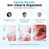 image:imageCOSLUS ADA Accepted C51 Water Dental Flosser for Teeth 3 Modes 6 Pressure  Water Dental Pick for Orthodontic Braces Sensitive Gums Multiple Users Compact for Travel Builtin Nozzle Storage WhiteGreen