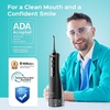 image:imageCOSLUS ADA Accepted E40 Water Dental Flosser 10 Pressure Levels Easy Use  Professional Water Dental Pick Safe for Orthodontic Braces amp Sensitive Teeth Gums Cordless for Travel Family Use BlackBlack