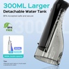 image:imageCOSLUS C20C41 Water Flosser Electric Toothbrush Combo 21 Oral Clean Kit  Brushing amp Flossing for Teeth amp Braces Cleaning Gums Care Portable Travel Use Gift for Family Adults BPAFree BlackBlack
