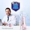 image:imageCOSLUS C20C41 Water Flosser Electric Toothbrush Combo 21 Oral Clean Kit  Brushing amp Flossing for Teeth amp Braces Cleaning Gums Care Portable Travel Use Gift for Family Adults BPAFree BlackPink