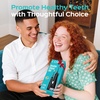 image:imageCOSLUS C20C41 Water Flosser Electric Toothbrush Combo 21 Oral Clean Kit  Brushing amp Flossing for Teeth amp Braces Cleaning Gums Care Portable Travel Use Gift for Family Adults BPAFree BlackBlack
