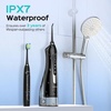 image:imageCOSLUS C20C41 Water Flosser Electric Toothbrush Combo 21 Oral Clean Kit  Brushing amp Flossing for Teeth amp Braces Cleaning Gums Care Portable Travel Use Gift for Family Adults BPAFree BlackBlack