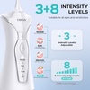 image:imageCOSLUS C30 Portable Water Dental Flosser Pick Teeth Upgraded DIY Mode  300ML Larger Tank 4 Modes for Family Gentle amp Precision Oral Care Cordless Portable for Home Travel Use White 1PcsWhite