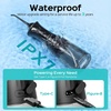 image:imageCOSLUS C30 Portable Water Dental Flosser Pick Teeth Upgraded DIY Mode  300ML Larger Tank 4 Modes for Family Gentle amp Precision Oral Care Cordless Portable for Home Travel Use White 1PcsBlack