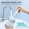 image:imageCOSLUS C30 Portable Water Dental Flosser Pick Teeth Upgraded DIY Mode  300ML Larger Tank 4 Modes for Family Gentle amp Precision Oral Care Cordless Portable for Home Travel Use White 1PcsGreen