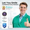 image:imageCOSLUS C30 Portable Water Dental Flosser Pick Teeth Upgraded DIY Mode  300ML Larger Tank 4 Modes for Family Gentle amp Precision Oral Care Cordless Portable for Home Travel Use White 1PcsWhite