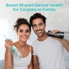 image:imageCOSLUS C30 Portable Water Dental Flosser Pick Teeth Upgraded DIY Mode  300ML Larger Tank 4 Modes for Family Gentle amp Precision Oral Care Cordless Portable for Home Travel Use White 1PcsBlack  Green