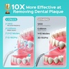 image:imageCOSLUS C30 Portable Water Dental Flosser Pick Teeth Upgraded DIY Mode  300ML Larger Tank 4 Modes for Family Gentle amp Precision Oral Care Cordless Portable for Home Travel Use White 1PcsWhite  Black