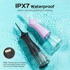 image:imageCOSLUS C30 Portable Water Dental Flosser Pick Teeth Upgraded DIY Mode  300ML Larger Tank 4 Modes for Family Gentle amp Precision Oral Care Cordless Portable for Home Travel Use White 1PcsBlack  Purple