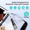 image:imageCOSLUS C30 Portable Water Dental Flosser Pick Teeth Upgraded DIY Mode  300ML Larger Tank 4 Modes for Family Gentle amp Precision Oral Care Cordless Portable for Home Travel Use White 1PcsBlack