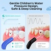 image:imageCOSLUS C31 Kids Water Dental Flosser Safe amp Gentle Cleaning for Ages 6  4 Modes for Braces amp Gums Care Cordless Dental Pick Portable for Travel IPX7 Waterproof BPAFree Blue WhiteRed Blue