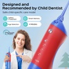 image:imageCOSLUS C31 Kids Water Dental Flosser Safe amp Gentle Cleaning for Ages 6  4 Modes for Braces amp Gums Care Cordless Dental Pick Portable for Travel IPX7 Waterproof BPAFree Blue WhiteRed Blue