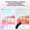 image:imageCOSLUS C31 Kids Water Dental Flosser Safe amp Gentle Cleaning for Ages 6  4 Modes for Braces amp Gums Care Cordless Dental Pick Portable for Travel IPX7 Waterproof BPAFree Blue WhitePink Purple