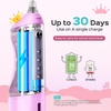 image:imageCOSLUS C31 Kids Water Dental Flosser Safe amp Gentle Cleaning for Ages 6  4 Modes for Braces amp Gums Care Cordless Dental Pick Portable for Travel IPX7 Waterproof BPAFree Blue WhitePink Purple