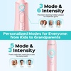 image:imageCOSLUS C51C30 Water Flosser Electric Toothbrush Combo 21 Oral Clean Kit  Portable Brushing amp Flossing for Teeth amp Braces Cleaning Multiple Modes for Family Use Cordless for Home amp Travel PinkPink
