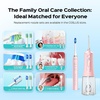 image:imageCOSLUS C51C30 Water Flosser Electric Toothbrush Combo 21 Oral Clean Kit  Portable Brushing amp Flossing for Teeth amp Braces Cleaning Multiple Modes for Family Use Cordless for Home amp Travel PinkPink