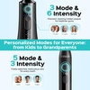 image:imageCOSLUS C51C30 Water Flosser Electric Toothbrush Combo 21 Oral Clean Kit  Portable Brushing amp Flossing for Teeth amp Braces Cleaning Multiple Modes for Family Use Cordless for Home amp Travel PinkBlack