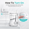 image:imageCOSLUS E1 Electric Water Dental Flosser Professional 12 Pressure Settings  Professional Water Dental Pick for Braces Orthodontic Care Sensitive Gums 5 MultiFunctional Tips for Family Use WhiteArctic White
