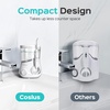 image:imageCOSLUS E1 Electric Water Dental Flosser Professional 12 Pressure Settings  Professional Water Dental Pick for Braces Orthodontic Care Sensitive Gums 5 MultiFunctional Tips for Family Use WhiteArctic White