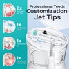 image:imageCOSLUS E1 Electric Water Dental Flosser Professional 12 Pressure Settings  Professional Water Dental Pick for Braces Orthodontic Care Sensitive Gums 5 MultiFunctional Tips for Family Use WhiteArctic White