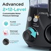 image:imageCOSLUS E2 Advanced Water Dental Flosser Teeth 2 Modes 12 Pressure Settings  Electric Pick for Orthodontic Braces Sensitive Gums  Home Use 5 Jet Tips for Multiple Family Users White Standard SetBlack