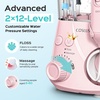 image:imageCOSLUS E2 Advanced Water Dental Flosser Teeth 2 Modes 12 Pressure Settings  Electric Pick for Orthodontic Braces Sensitive Gums  Home Use 5 Jet Tips for Multiple Family Users White Standard SetPink