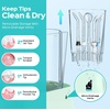 image:imageCOSLUS E2 Water Dental Flosser for Teeth Cleaning MultiUser Family Use  12 Pressure Settings amp 2 Modes for Orthodontic Braces Sensitive Patented Storage 5 Jet Tips and 600ML Tank Home GreenGreen
