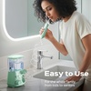 image:imageCOSLUS E2 Water Dental Flosser for Teeth Cleaning MultiUser Family Use  12 Pressure Settings amp 2 Modes for Orthodontic Braces Sensitive Patented Storage 5 Jet Tips and 600ML Tank Home GreenGreen