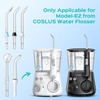 image:imageCOSLUS Professional Water Flosser Replacement Heads Only Compatible Water Dental Pick E2 Oral Irrigator Refill Heads Jet Tips 5 Pieces