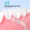 image:imageCOSLUS Professional Water Flosser Replacement Heads Only Compatible Water Dental Pick E2 Oral Irrigator Refill Heads Jet Tips 5 Pieces