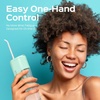 image:imageCOSLUS T40 Mini Water Flosser for Travel Portable Compact Design Cordless Oral Irrigator with 4 Jet Tips Removable Tank amp IPX7 Waterproof for Braces Sensitive Teeth amp OnTheGo Use Pink Purple  Cordless Oral Irrigator Builtin Tip Storage 4 Modes for Braces Orthodontic Sensitive Teeth OntheGo Use Pink PurpleGreen