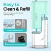 image:imageCOSLUS T40 Mini Water Flosser for Travel Portable Compact Design Cordless Oral Irrigator with 4 Jet Tips Removable Tank amp IPX7 Waterproof for Braces Sensitive Teeth amp OnTheGo Use Pink Purple  Cordless Oral Irrigator Builtin Tip Storage 4 Modes for Braces Orthodontic Sensitive Teeth OntheGo Use Pink PurpleGreen