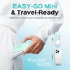 image:imageCOSLUS T40 Mini Water Flosser for Travel Portable Compact Design Cordless Oral Irrigator with 4 Jet Tips Removable Tank amp IPX7 Waterproof for Braces Sensitive Teeth amp OnTheGo Use Pink Purple  Cordless Oral Irrigator Builtin Tip Storage 4 Modes for Braces Orthodontic Sensitive Teeth OntheGo Use Pink PurpleGreen