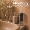image:imageCOSLUS T40 Mini Water Flosser for Travel Portable Compact Design Cordless Oral Irrigator with 4 Jet Tips Removable Tank amp IPX7 Waterproof for Braces Sensitive Teeth amp OnTheGo Use Pink Purple  Cordless Oral Irrigator Builtin Tip Storage 4 Modes for Braces Orthodontic Sensitive Teeth OntheGo Use Pink PurpleBlack