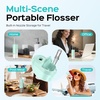 image:imageCOSLUS T40 Mini Water Flosser for Travel Portable Compact Design Cordless Oral Irrigator with 4 Jet Tips Removable Tank amp IPX7 Waterproof for Braces Sensitive Teeth amp OnTheGo Use Pink Purple  Cordless Oral Irrigator Builtin Tip Storage 4 Modes for Braces Orthodontic Sensitive Teeth OntheGo Use Pink PurpleGreen
